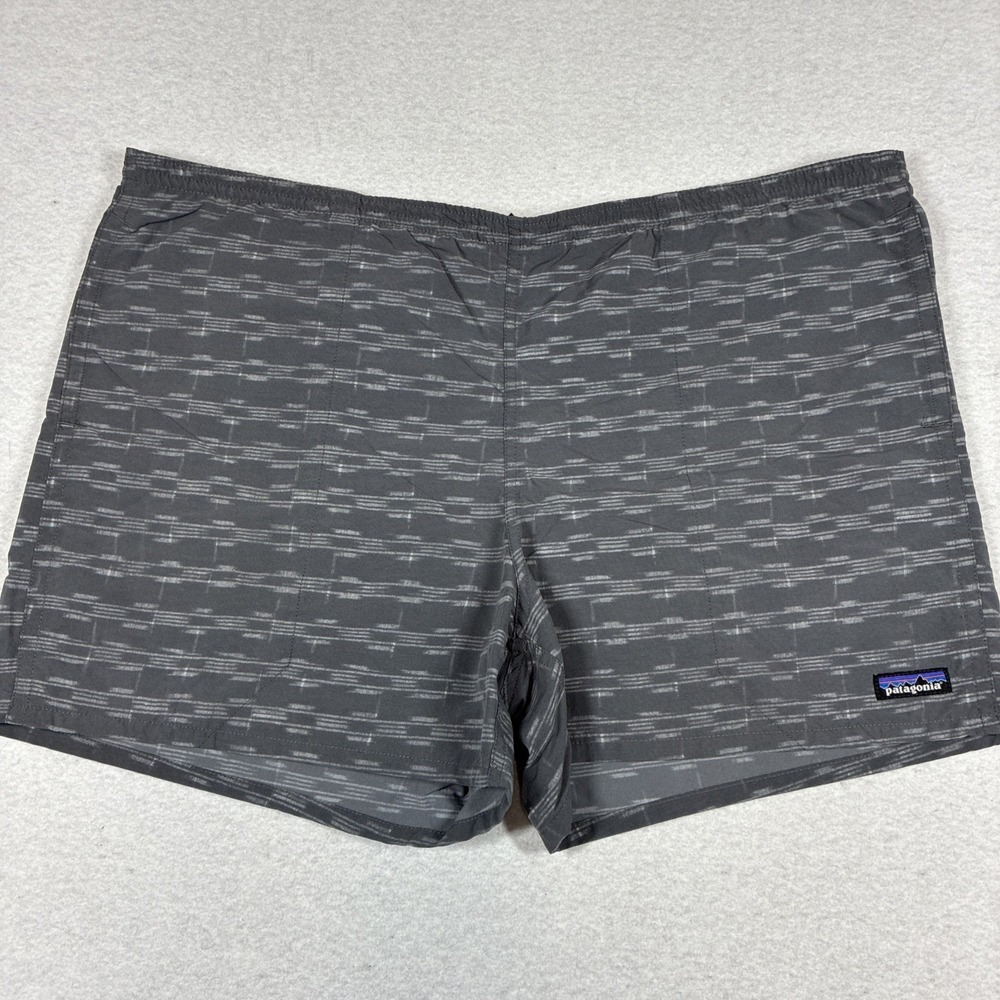 Patagonia Men Baggies 5" Inseam XL Shorts Hybrid Hiking Gorpcore Gray Unlined